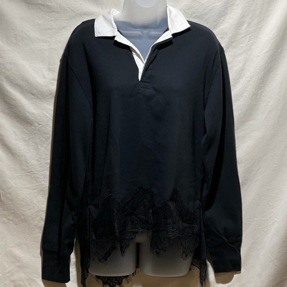 rag & bone Lace Rugby Shirt
